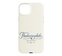 Thalassophile Lover of the Sea With Shell Graphic Case for iPhone 15 Plus