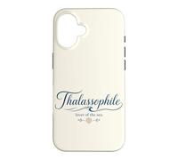 Thalassophile Lover of the Sea With Shell Graphic Case for iPhone 16