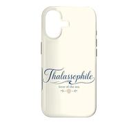 Thalassophile Lover of the Sea With Shell Graphic Case for iPhone 17
