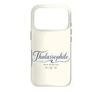 Thalassophile Lover of the Sea With Shell Graphic Case for iPhone 17 Pro