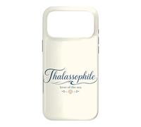 Thalassophile Lover of the Sea With Shell Graphic Case for iPhone 17 Pro Max