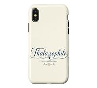 Thalassophile Lover of the Sea With Shell Graphic Case for iPhone X/XS