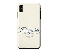 Thalassophile Lover of the Sea With Shell Graphic Case for iPhone XS Max