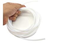 Thalawirefix 1 Meter 3D Printer Imported Clear White PTFE Tube Pipe hot end Extruder 2mm x 3mm 2mm x 4mm 3mm x 4mm 4mm x 6mm Flow(White,ID3mm OD5mm)