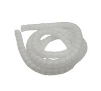 Thalawirefix 1 Meter Flexible Spiral Cords Wrap Tube Wire Protector from 8mm to 16mm Wiring Organization Cables and Pipes Anti-Clutter(Transparent,ID 16mm)