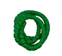 Thalawirefix 1 Meter Flexible Spiral Cords Wrap Tube Wire Protector from 8mm to 16mm Wiring Organization Cables and Pipes Anti-Clutter(Green,ID 16mm)