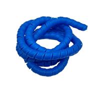 Thalawirefix 1 Meter Flexible Spiral Cords Wrap Tube Wire Protector from 8mm to 16mm Wiring Organization Cables and Pipes Anti-Clutter(Blue,ID 10mm)