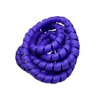 Thalawirefix 1 Meter Flexible Spiral Cords Wrap Tube Wire Protector from 8mm to 16mm Wiring Organization Cables and Pipes Anti-Clutter(Purple,ID 16mm)