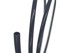 Thalawirefix 1 Meter PTFE FEP Tube 3D Printer Parts Pipe ID 0.5mm 1mm 2mm 2.5mm 3mm 4mm 5mm 6mm 7mm 8mm Insulated Hose Extruder 600V Flow(Black,ID 2.5mm x 4mm OD)