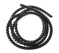 Thalawirefix 1 Meter Spiral Cable Organizer Flame Retardant Wire Management Sleeve for Tidy Winding and Protection Anti-Clutter(Black,ID 14mm)
