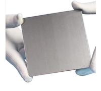 Thalawirefix 100x200mm 304 Stainless Steel Plate Sheet Thick 0.05mm 0.06mm 0.08mm 0.1mm 0.2mm 0.3mm 0.4mm 0.8mm Square Board Panel(0.1x100x200mm)