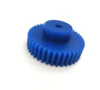 Thalawirefix 1pc 1 Module Plastic Spur Gear 14T Straight Teeth Pinion 4mm 5mm 6mm 8mm Bore 1M 14 Teeth Cylindrical Gear with Step Spindle Pinion(5MM BORE)