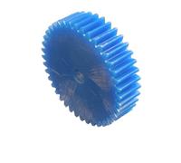 Thalawirefix 1pcs Blue Nylon 1.5 Module Flat Spur Gear 1.5M 60T 62T 65T 70T 75T 80T 90 100 Teeth Cylindrical Gear 10mm Process Hole Spindle Pinion(64 Teeth)