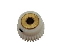 Thalawirefix 1pcs Plastic 0.8M 46T Straight Teeth Spur Gear with Copper Sleeve 0.8 Module 46 Teeth Step Cylindrical Gear 5mm Teeth Thickness Spindle Pinion(8MM BORE)