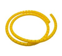 Thalawirefix 30mm to 42mm 2 Meters Spiral Cable Organizer Sleeve Manager Flexible Wire Wrap Cover Anti-Clutter(Yellow,ID 42mm)