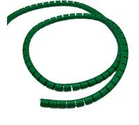Thalawirefix 30mm to 42mm 2 Meters Spiral Cable Organizer Sleeve Manager Flexible Wire Wrap Cover Anti-Clutter(Green,ID 40mm)