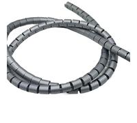 Thalawirefix 30mm to 42mm 2 Meters Spiral Cable Organizer Sleeve Manager Flexible Wire Wrap Cover Anti-Clutter(Grey,ID 32mm)