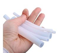 Thalawirefix White PTFE Tube ID 0.8mm-100mm Capillary Insulated Hose Rigid Pipe Temperature Corrosion Resistance Length 1Meter Flow(25x29mm)