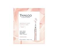 THALGO SOS Mask with Soothing Effect - Biodegradable Cellulose Cloth Mask with Cold Cream Marine Complex (Algae Oil, Wax, Sève Bleue) - Soothes, Regenerates & Strengthens Sensitive Skin (20 ml)