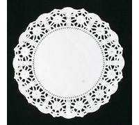 Thali Outlet® - 1000 x 5.5" White Paper Doilies - 14cm Round Lace Doyleys