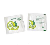 Thali Outlet - 1000 x Lemon Fresh Small Wet Hand Wipes Cold Individually Wrapped (10 x 100 Pieces)