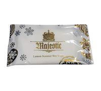 Thali Outlet - 200 x Large Lemon Fresh Wet Hand Towels Individually Wrapped Microwavable Wipes use Hot or Cold