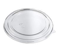 Thali Outlet - 50 x Clear Lids for Large 38oz - 1090ml Brown Kraft Salad Poke Bowls Containers…