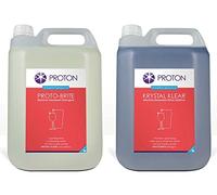 Thali Outlet - Proton Glass Detergent Rinse Aid Bundle Deal - 1 x 5L Proto-Brite & 1 x 5L Krystal Klear