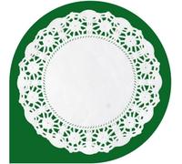 Thali Outlet - White 9.5" Paper Doleys - Pack of 250 - Ideal for Cakes Sandwiches Presentation Platters Wedding Parties Birthdays Special Occasions