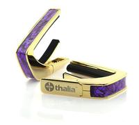 THALIA 24K GOLD FINISH CAPO WITH PURPLE PAUA INLAY