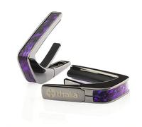 THALIA BLACK CHROME FINISH CAPO WITH PURPLE PAUA INLAY