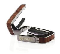 THALIA BLACK CHROME FINISH CAPO WITH SANTOS ROSEWOOD INLAY