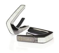 THALIA BLACK CHROME FINISH CAPO WITH WHITE MOTHER OF PEARL INLAY