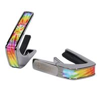 Thalia Capo - Black Chrome with "Pearl Tie-Dye" Exotic Shell Inlay