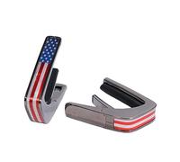 Thalia Deluxe Series Capo - Black Chrome with Stars and Stripes