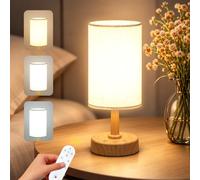 Thalyrwen Light Therapy Lamp, 10000 Lux Full Spectrum Sunlight Lamp Withe Remote, 3 Color Temperature & 5 Brightness Level Adjustable, Happy Lamp with Linen Shade, Timer & Memory, for Home/Office