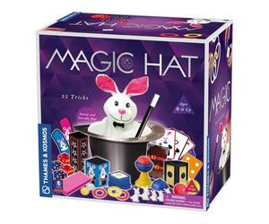 Thames and Kosmos 680282 Magic Hat, 40 Magic Props Inside, Learn and Perform for Your Friends and Family, Ages 6+