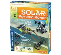 Thames & Kosmos | 550030 | Solar Powered Rovers | Stem Experiment Kit | 5 in 1 Models | Durable Ultralight Wooden Frame| Ages 8+