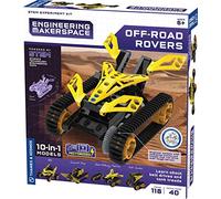 Thames & Kosmos | 555063 | Off-Road Rovers | Engineering Makerspace Rovers | Build 10 Wild Off-Road Vehicles | Ages 8+