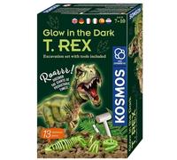 Kosmos 616915 Glow In The Dark T-Rex, Excavation Set, Dig Out a Dinosaur Skeleton, Experiment Box for Children from 7 Years, Birthday Gift, Multilingual Instructions