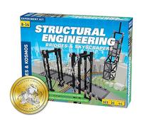 Thames & Kosmos | 625414 | Structural Engineering | Bridges & Skyscrapers |Science & Engineering Kit | Build 20 Models | Learn about Force, Load, Compression, Tension | Ages 8+