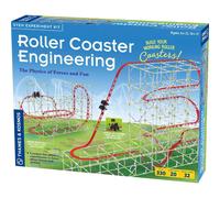 Thames & Kosmos Roller Coaster Engineering Kit | STEM Toys for Kids Age 6+ | Educational Science Experiment Kit | Build & Learn Physics, Force & Motion | Fun for Boys & Girls | Perfect for Gifting