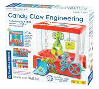 Thames & Kosmos Candy Claw Machine STEM Experiment Maker Lab | Build Your Own Claw Machine | Learn Hydraulics & Engineering | Includes Lollipops | Toy of The Year Finalist | Difficulty: Advanced