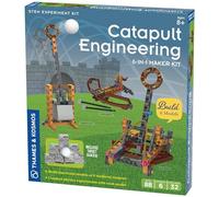Thames & Kosmos Catapult Engineering Kit | Build 6 Medieval Machines | STEM Toy for Kids Age 8+ | Learn Mechanical Physics & Engineering | Safe Foam Balls & Soft-Tipped Projectiles