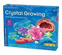 Thames & Kosmos Crystal Growing | STEM Experiment Kit | Grow Dozens of Dazzling, Colorful Crystals! | Learn about Crystallization & Conduct Classic Science Experiments | Make Crystal Geodes | Ages 10+