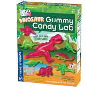 Thames & Kosmos Dinosaur Gummy Candy Lab, Tasty Labs STEM Experiment Kit, Make Your Own Dinosaur-Shaped Gummies, Explore Chemistry in Cooking, Safe to Eat, Ages 6+, Made in USA