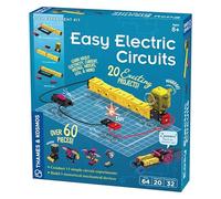 Thames & Kosmos Easy Electric Circuits, Kids Science Kit, Learning Resources About Electricity, STEM Toys for Science Experiments, Age 8+