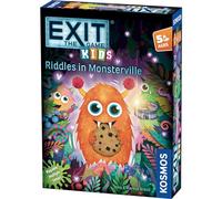 Kosmos - Escape Room Card Game - EXIT: The Game Kids - Riddles in Monsterville - 1-4 Players, Age 5+