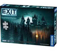 Thames & Kosmos EXIT: Nightfall Manor, Escape Room Game with 4 Jigsaw Puzzles,