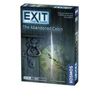 Thames & Kosmos - EXIT: The Abandoned Cabin - Level: 2.5/5 - Unique Escape Room Game - 1-4 Players - Puzzle Solving Strategy Board Games for Adults & Kids, Ages 12+ - 692681
